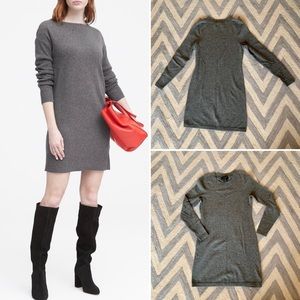 Banana Republic 100% cashmere sweater dress EUC